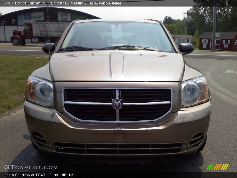 Light Khaki Metallic / Pastel Pebble Beige 2007 Dodge Caliber SXT