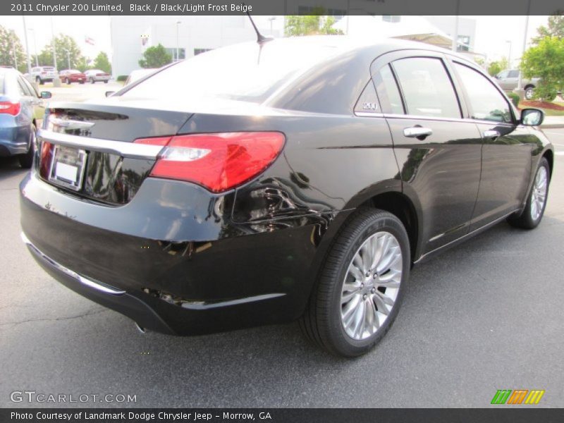 Black / Black/Light Frost Beige 2011 Chrysler 200 Limited