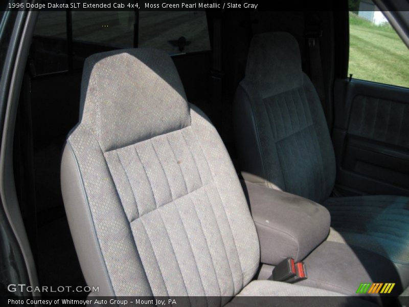 Moss Green Pearl Metallic / Slate Gray 1996 Dodge Dakota SLT Extended Cab 4x4
