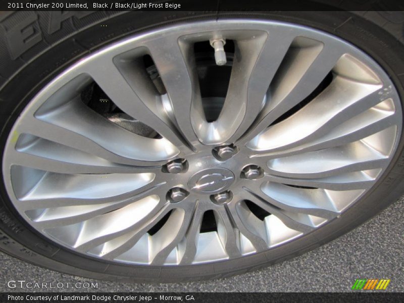 Black / Black/Light Frost Beige 2011 Chrysler 200 Limited