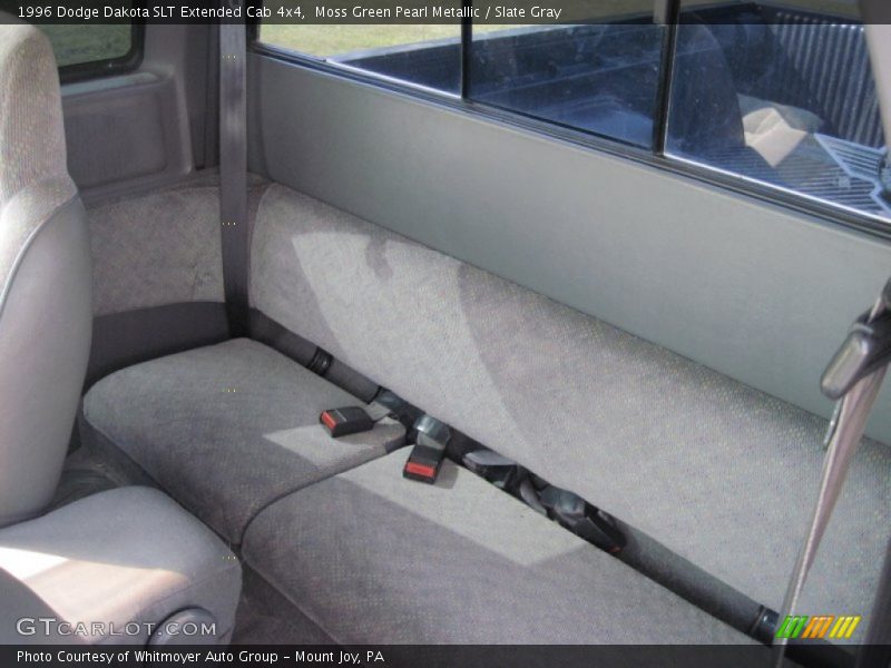 Moss Green Pearl Metallic / Slate Gray 1996 Dodge Dakota SLT Extended Cab 4x4