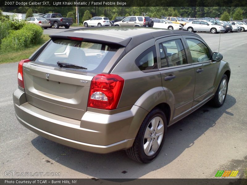 Light Khaki Metallic / Pastel Pebble Beige 2007 Dodge Caliber SXT