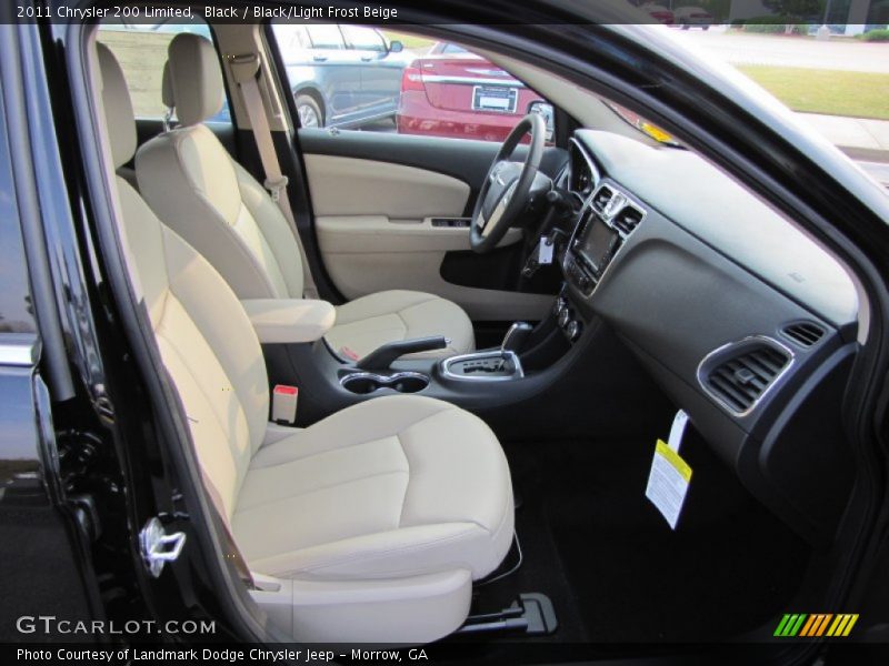 Black / Black/Light Frost Beige 2011 Chrysler 200 Limited