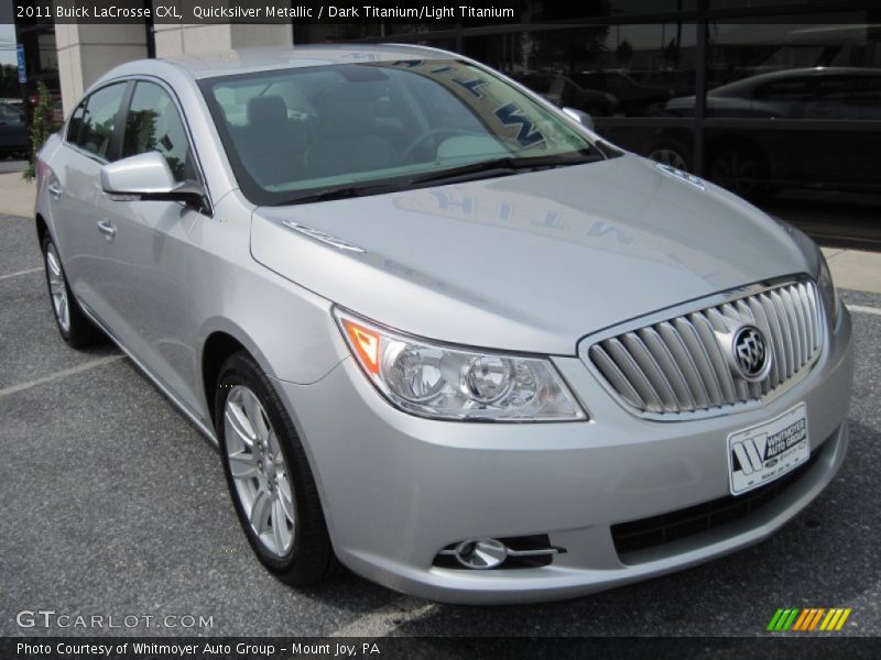 Quicksilver Metallic / Dark Titanium/Light Titanium 2011 Buick LaCrosse CXL
