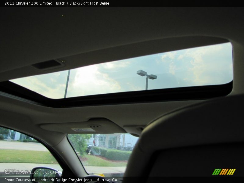 Black / Black/Light Frost Beige 2011 Chrysler 200 Limited