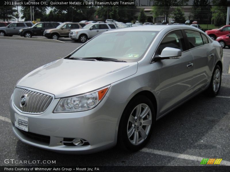 Quicksilver Metallic / Dark Titanium/Light Titanium 2011 Buick LaCrosse CXL