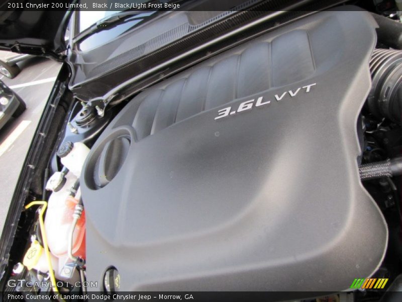 Black / Black/Light Frost Beige 2011 Chrysler 200 Limited