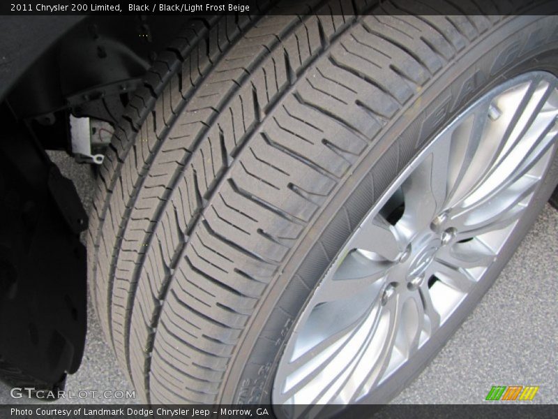Black / Black/Light Frost Beige 2011 Chrysler 200 Limited