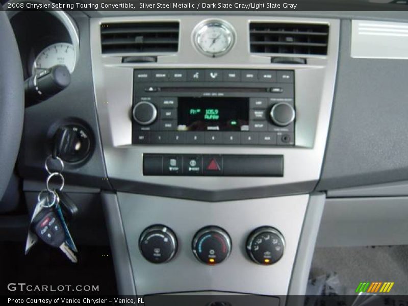 Silver Steel Metallic / Dark Slate Gray/Light Slate Gray 2008 Chrysler Sebring Touring Convertible