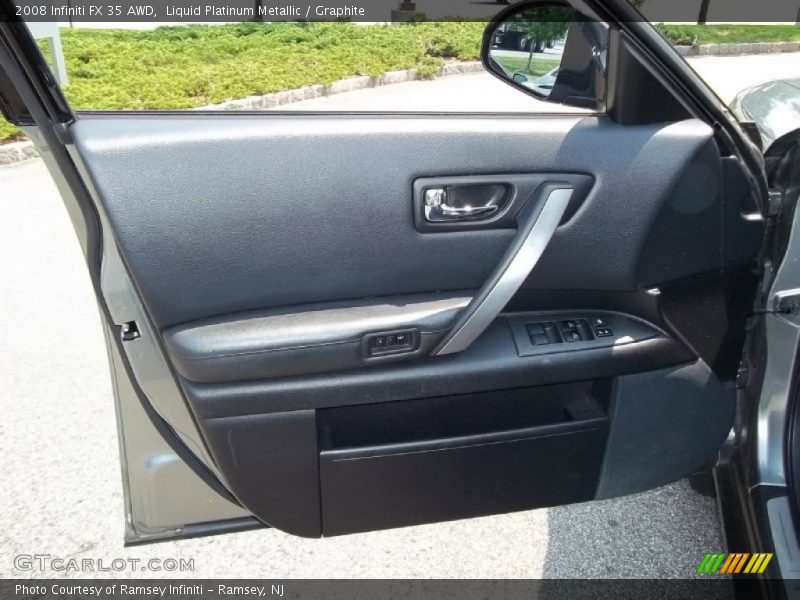 Liquid Platinum Metallic / Graphite 2008 Infiniti FX 35 AWD
