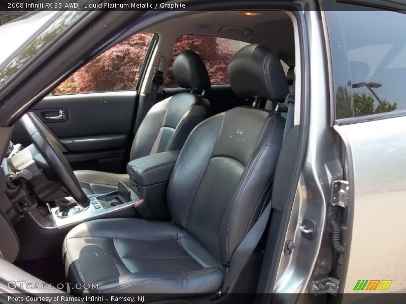 Liquid Platinum Metallic / Graphite 2008 Infiniti FX 35 AWD