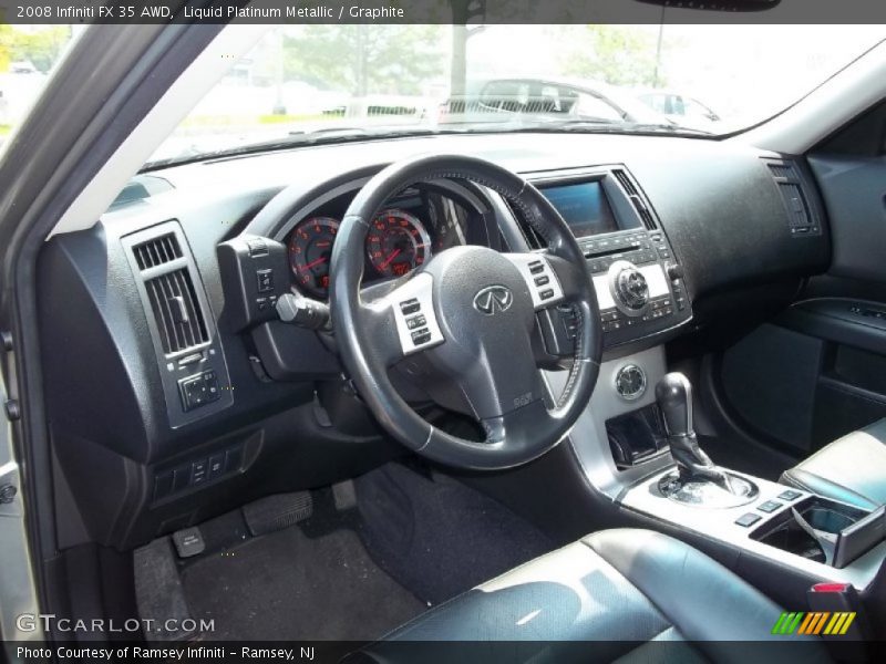 Liquid Platinum Metallic / Graphite 2008 Infiniti FX 35 AWD