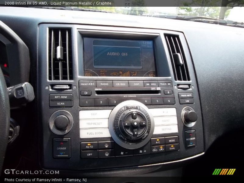 Liquid Platinum Metallic / Graphite 2008 Infiniti FX 35 AWD