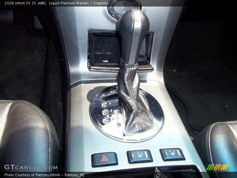 Liquid Platinum Metallic / Graphite 2008 Infiniti FX 35 AWD