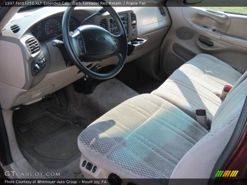 Prairie Tan Interior - 1997 F250 XLT Extended Cab 