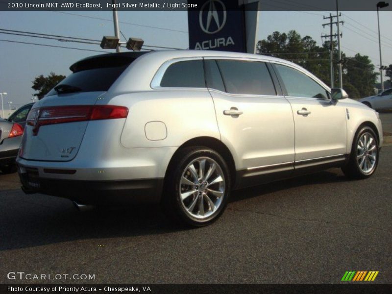 Ingot Silver Metallic / Light Stone 2010 Lincoln MKT AWD EcoBoost