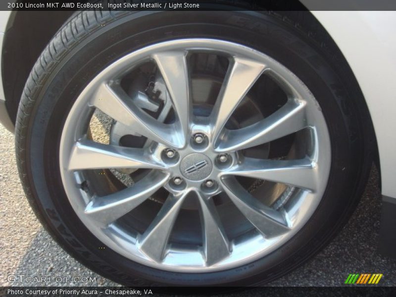 Ingot Silver Metallic / Light Stone 2010 Lincoln MKT AWD EcoBoost