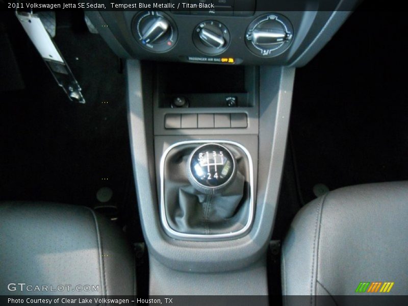  2011 Jetta SE Sedan 5 Speed Manual Shifter