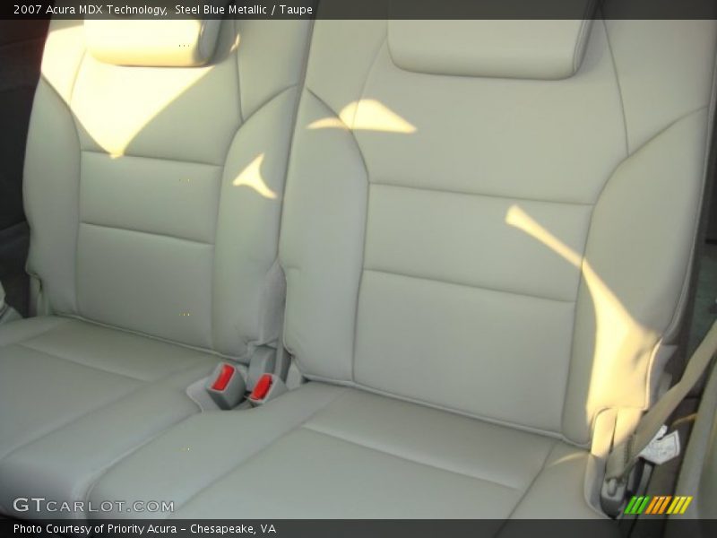Steel Blue Metallic / Taupe 2007 Acura MDX Technology
