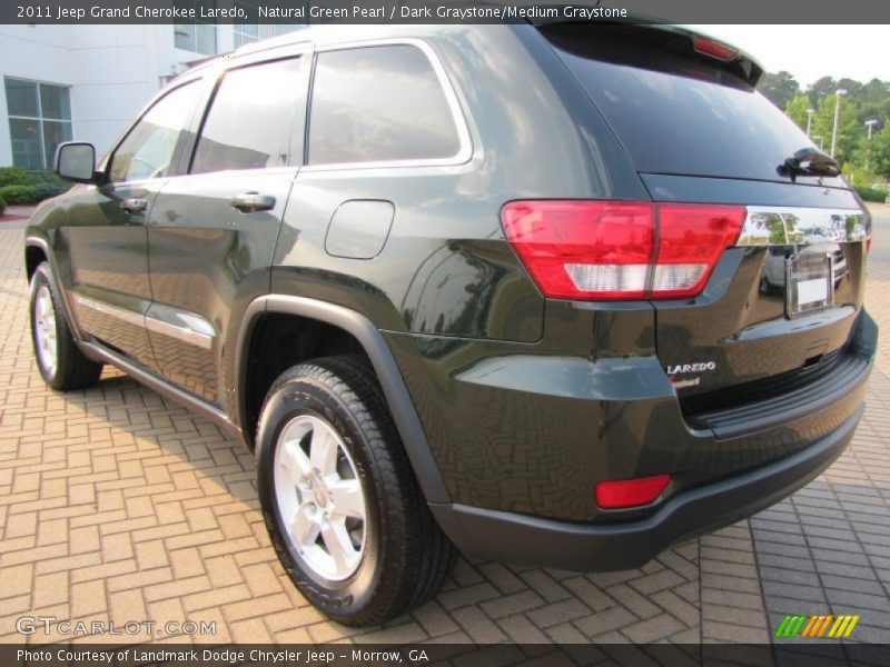 Natural Green Pearl / Dark Graystone/Medium Graystone 2011 Jeep Grand Cherokee Laredo