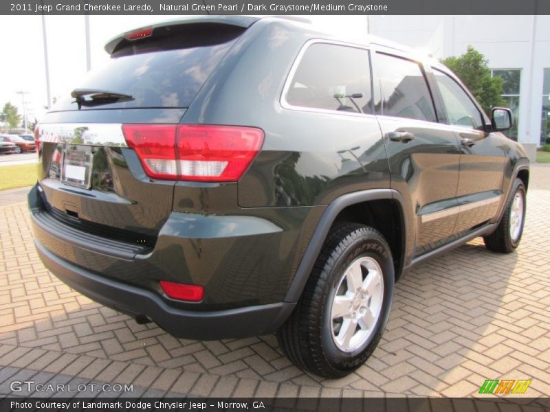 Natural Green Pearl / Dark Graystone/Medium Graystone 2011 Jeep Grand Cherokee Laredo