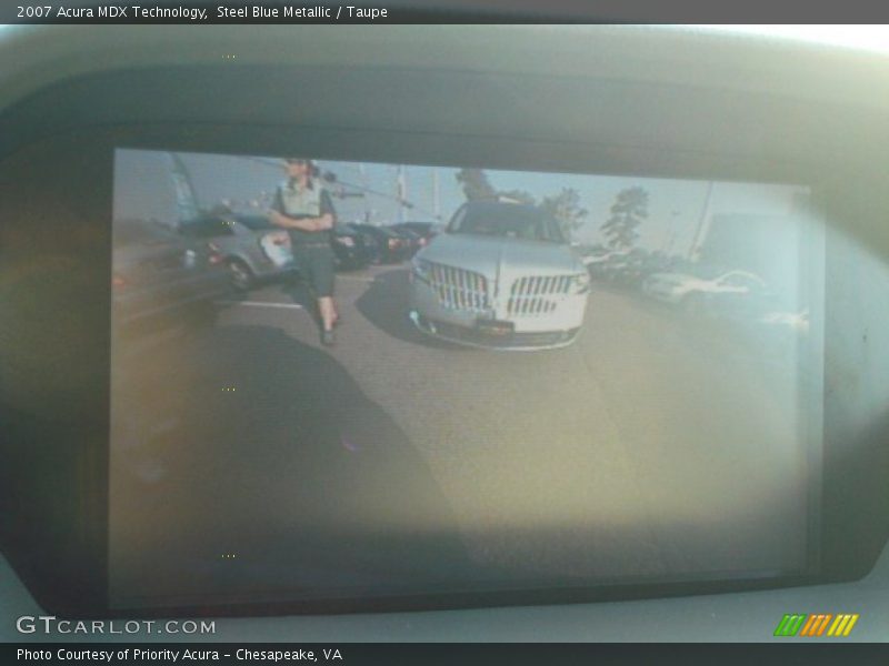 Steel Blue Metallic / Taupe 2007 Acura MDX Technology