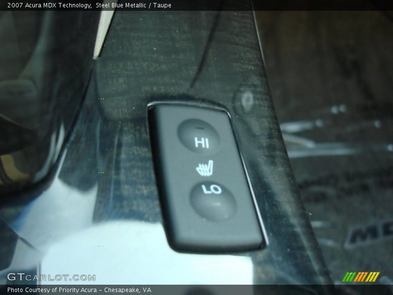 Steel Blue Metallic / Taupe 2007 Acura MDX Technology