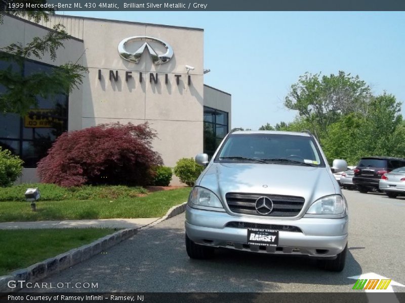 Brilliant Silver Metallic / Grey 1999 Mercedes-Benz ML 430 4Matic