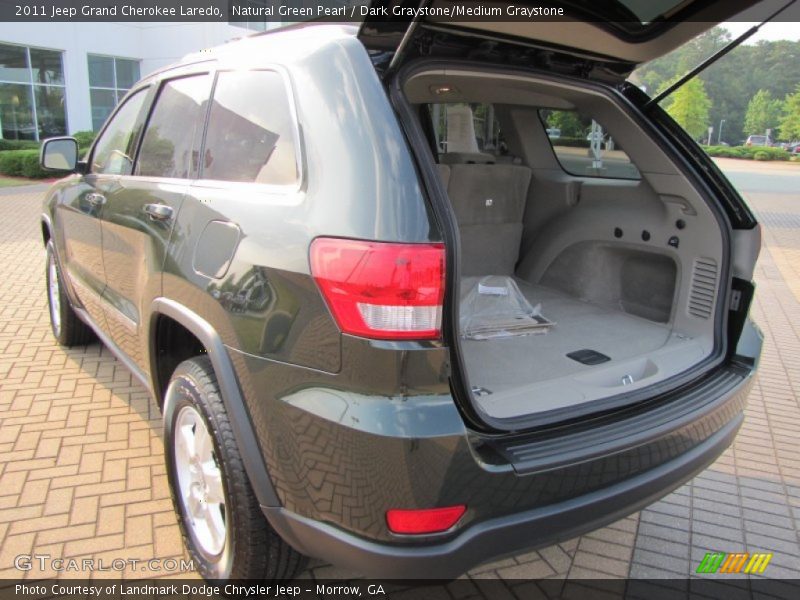 Natural Green Pearl / Dark Graystone/Medium Graystone 2011 Jeep Grand Cherokee Laredo