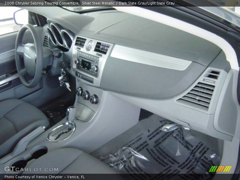 Silver Steel Metallic / Dark Slate Gray/Light Slate Gray 2008 Chrysler Sebring Touring Convertible