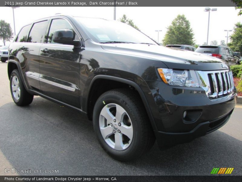 Dark Charcoal Pearl / Black 2011 Jeep Grand Cherokee Laredo X Package
