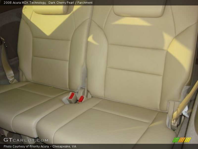 Dark Cherry Pearl / Parchment 2008 Acura MDX Technology