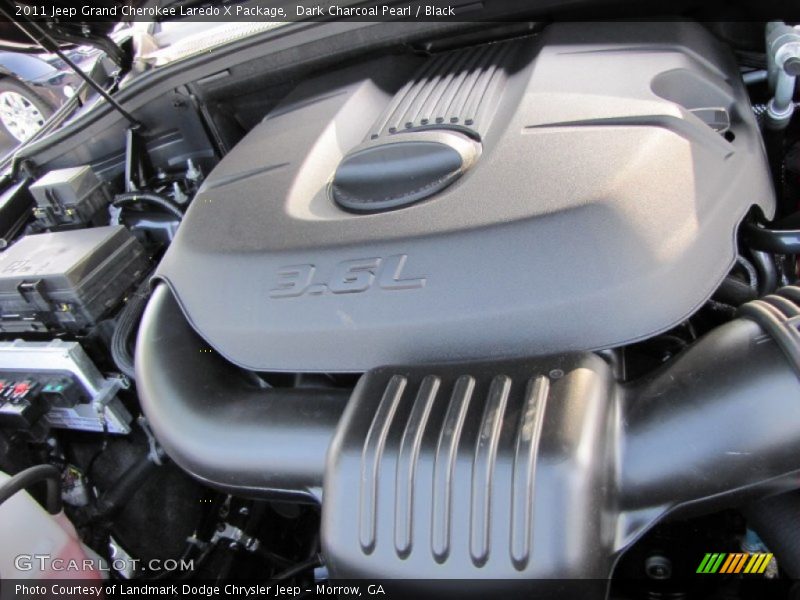 Dark Charcoal Pearl / Black 2011 Jeep Grand Cherokee Laredo X Package