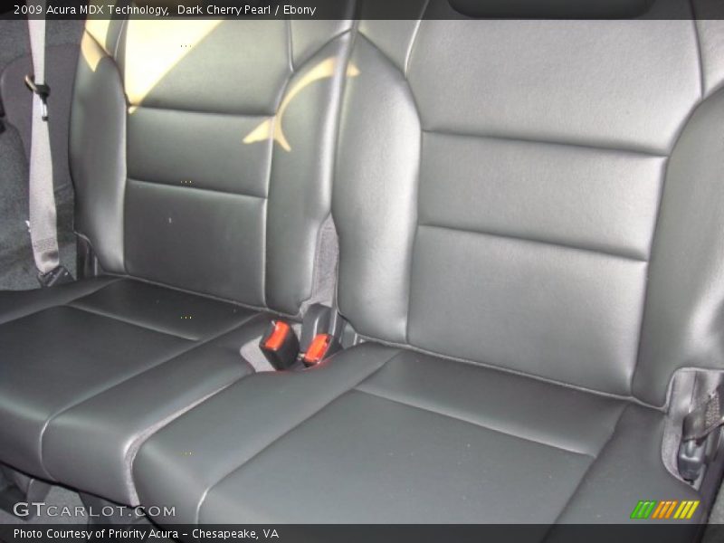 Dark Cherry Pearl / Ebony 2009 Acura MDX Technology