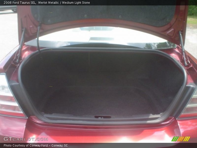 Merlot Metallic / Medium Light Stone 2008 Ford Taurus SEL