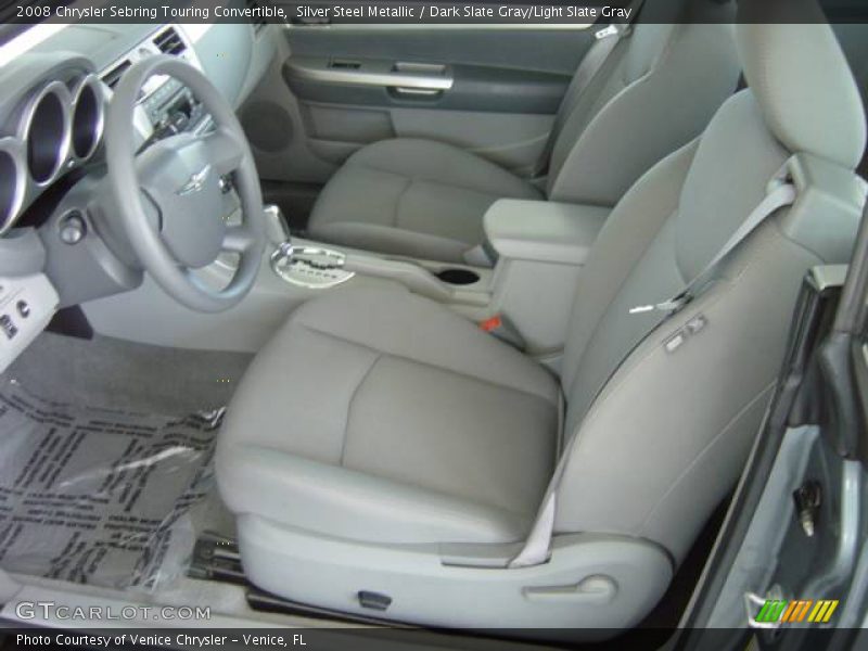 Silver Steel Metallic / Dark Slate Gray/Light Slate Gray 2008 Chrysler Sebring Touring Convertible