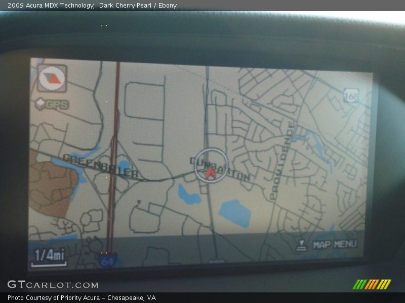 Dark Cherry Pearl / Ebony 2009 Acura MDX Technology
