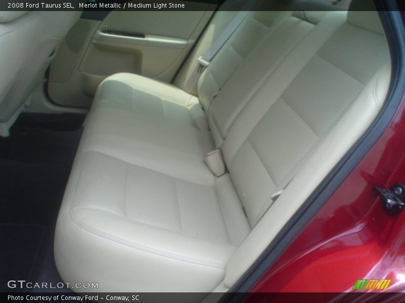 Merlot Metallic / Medium Light Stone 2008 Ford Taurus SEL