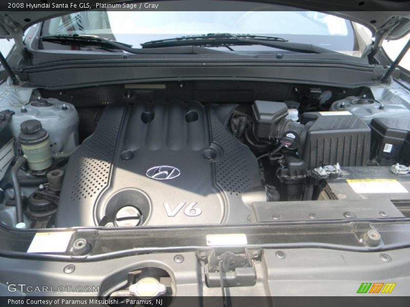 Platinum Sage / Gray 2008 Hyundai Santa Fe GLS