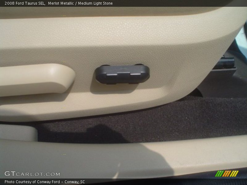 Merlot Metallic / Medium Light Stone 2008 Ford Taurus SEL