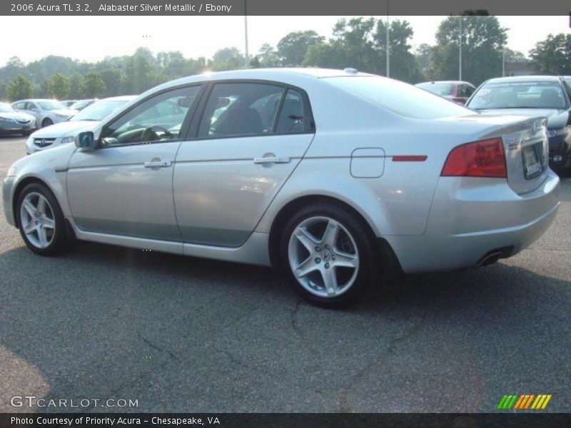 Alabaster Silver Metallic / Ebony 2006 Acura TL 3.2