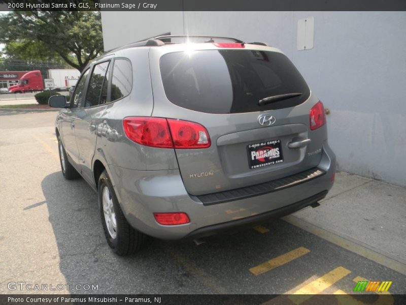 Platinum Sage / Gray 2008 Hyundai Santa Fe GLS