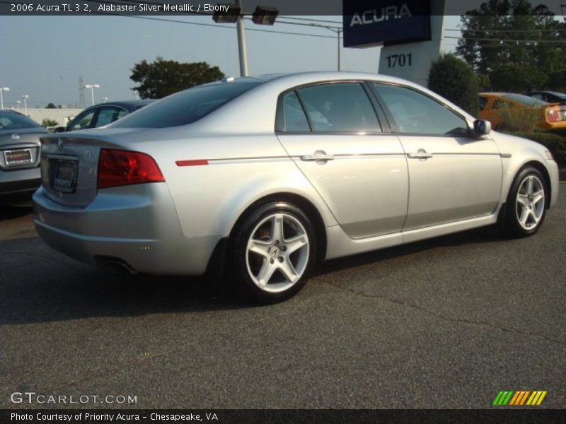 Alabaster Silver Metallic / Ebony 2006 Acura TL 3.2