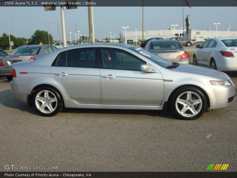 Alabaster Silver Metallic / Ebony 2006 Acura TL 3.2