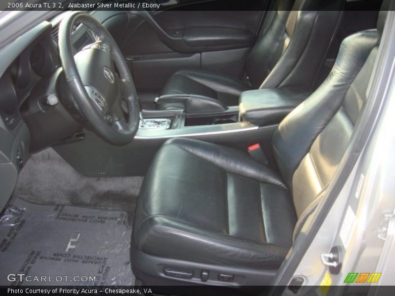 Alabaster Silver Metallic / Ebony 2006 Acura TL 3.2