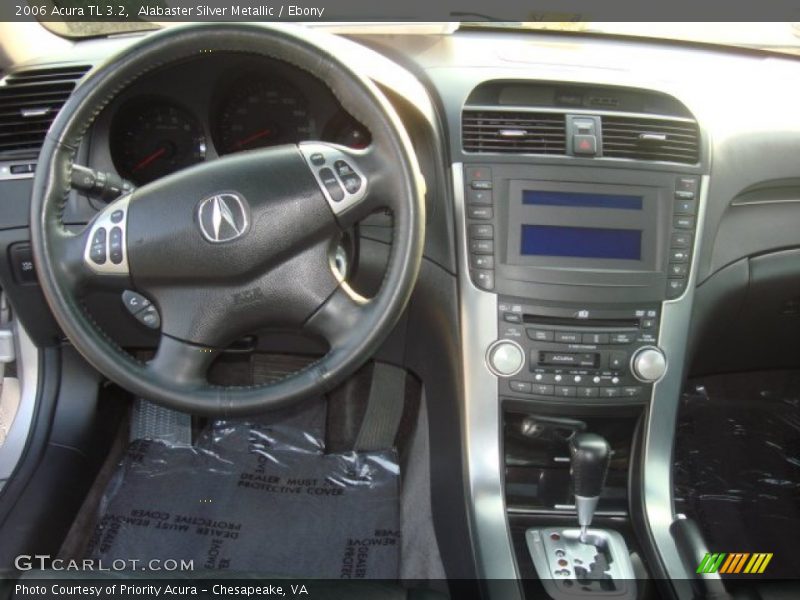 Alabaster Silver Metallic / Ebony 2006 Acura TL 3.2