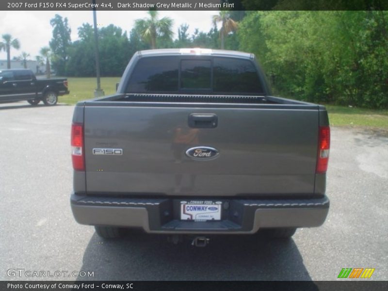 Dark Shadow Grey Metallic / Medium Flint 2007 Ford F150 FX4 SuperCrew 4x4