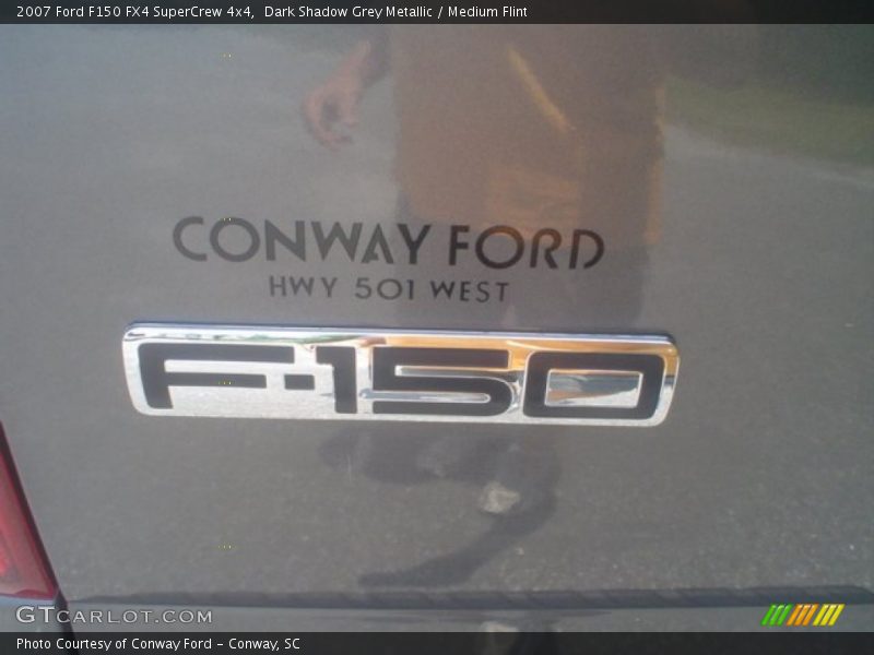 Dark Shadow Grey Metallic / Medium Flint 2007 Ford F150 FX4 SuperCrew 4x4
