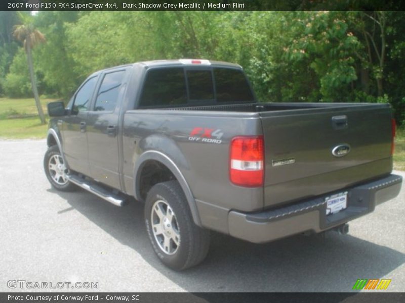 Dark Shadow Grey Metallic / Medium Flint 2007 Ford F150 FX4 SuperCrew 4x4