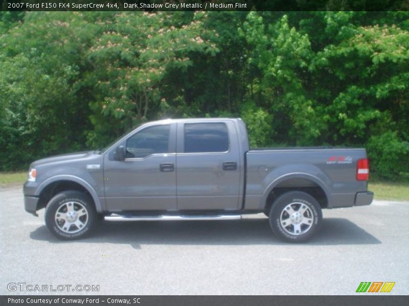 Dark Shadow Grey Metallic / Medium Flint 2007 Ford F150 FX4 SuperCrew 4x4